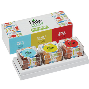 3 Way Backyard Barbeque Spice Rub Set