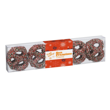 Chocolate Covered Pretzel - Holiday Nonpareil Sprinkles (10 pack)