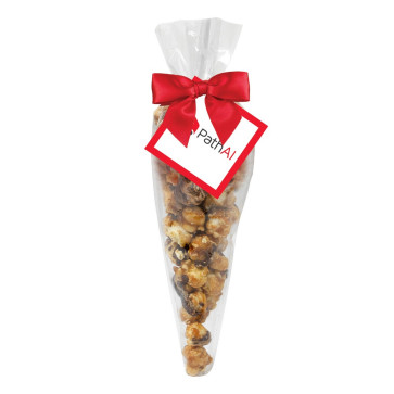 Peanut Butter Cup Popcorn Cone Bag (small)