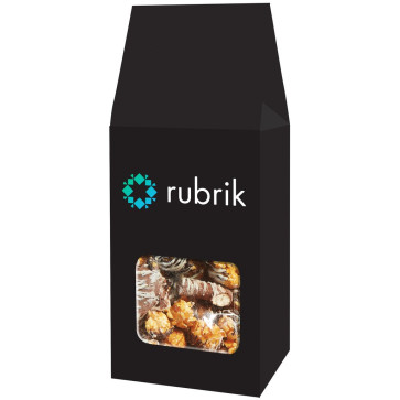 Gourmet Popcorn Gable Window Box - Chocolate Pretzel & Potato Chi