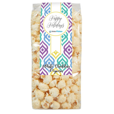 Contemporary Popcorn Gift Bag - White Cheddar Popcorn