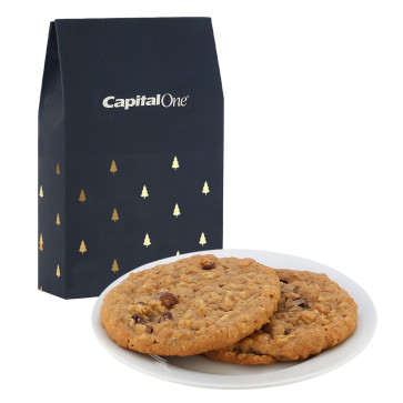 Gable Top Box with 2 Oatmeal Raisin Cookies