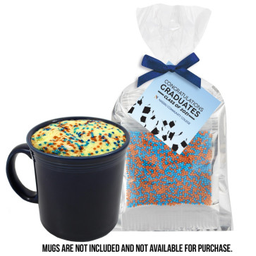 Graduation Mug Cake Mug Stuffer - School Color Cake