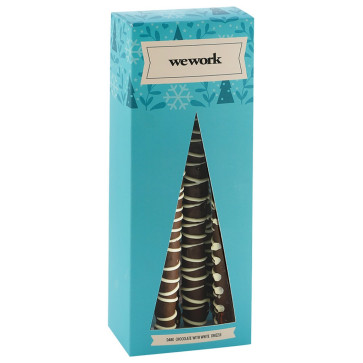 Chocolate Pretzel Rod Holiday Boxes (6 Piece) - Dark Chocolate