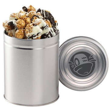 Gourmet Popcorn Tin (Quart) - Cookies & Cream Popcorn
