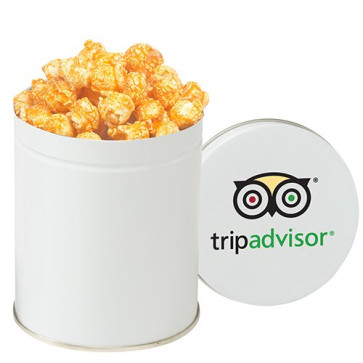 Gourmet Popcorn Tin (Quart) - Cheddar Popcorn