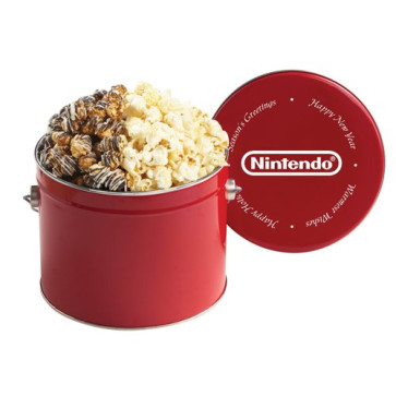 Half Gallon Popcorn Tins - Savory & Sweet Selections