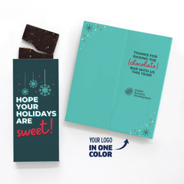 One Color Foil-Stamped Stock Holiday Sentiment Sweeter Cards with Sea Sa