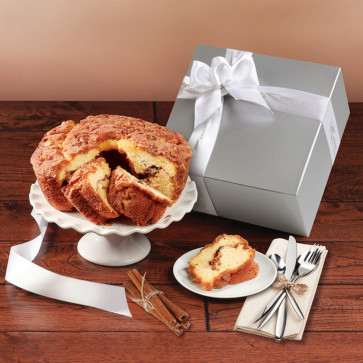 Cinnamon Walnut Coffee Cake in Branded Gift Box