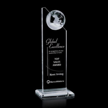 Arden Globe Award - Optical Crystal 10 in.