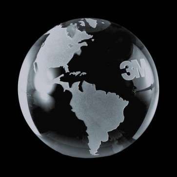 Globe Paperweight - Optical 3-1/8 in.