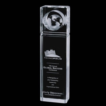 Waterloo Globe Award - Optical 10 in.