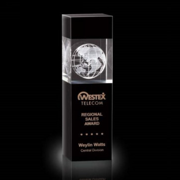 Exeter Globe Award - Optical/Black 7in.