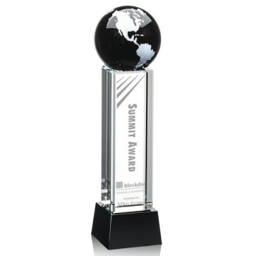 Luz Globe Award - Black with Base