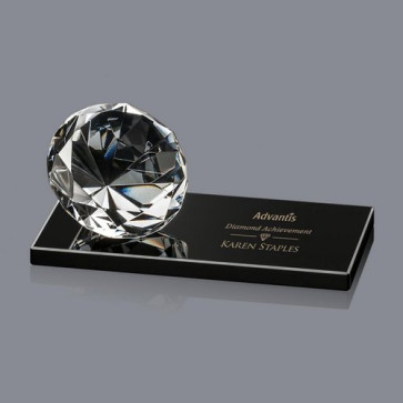 Gemstone on Black - Diamond