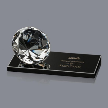 Gemstone on Black - Diamond