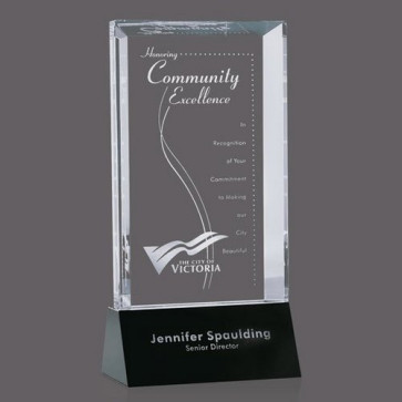 Nelson Award - Optical/Black 7 3/4 in.