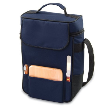 Duet Wine & Cheese Tote, (Navy)