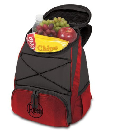PTX Cooler Backpack, (Red with Dark Grey)