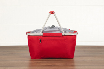 Metro Basket Collapsible Cooler Tote, (Red)