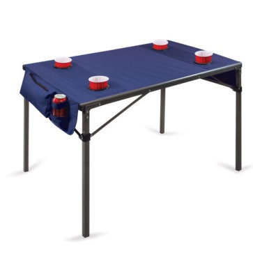 Travel Table Portable Folding Table, (Navy)