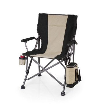 Outlander Camp Chair with Cooler, (Black)