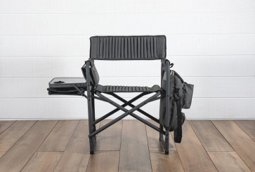 Fusion Backpack Chair with Cooler, (Dark Grey with Black)