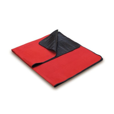 Blanket Tote Outdoor Picnic Blanket, (Red with Black Liner)
