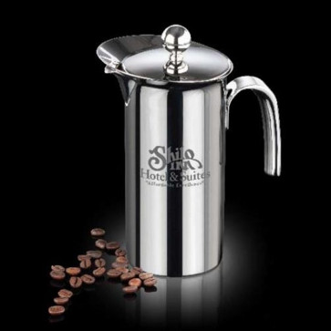 French Coffee Press - 18/8 Stainless Steel 26oz
