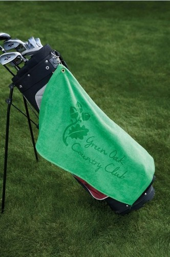 Diamond Collection Golf Towel w/ Corner Grommet -Embroidered