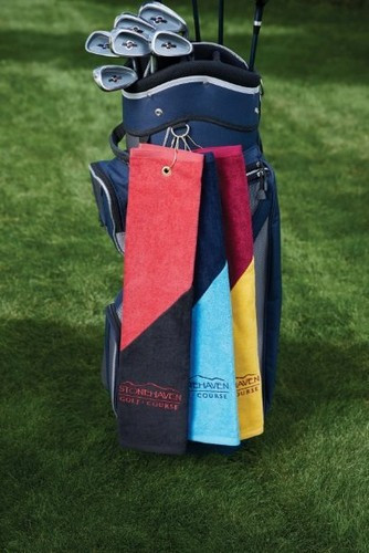 Two Tone Midweight Golf Towel