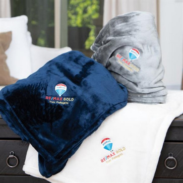 Tahoe Microfleece Throw (Embroidered)