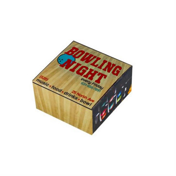 Custom E-Flute Box Tuck Box Double Side 6 x 6.375 x 3.375