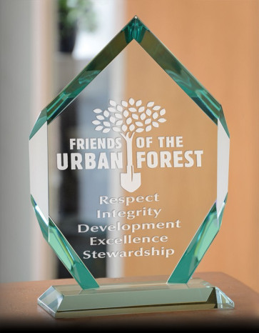 Mallory Jade Glass Award - Large