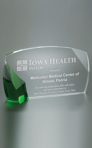 Ovation Award with Custom Glow to Match Branding - Large