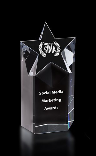 Optical Crystal Superstar Award -Large