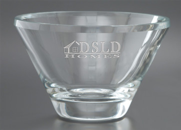 Opulence Glass Bowl Award or Corporate Gift