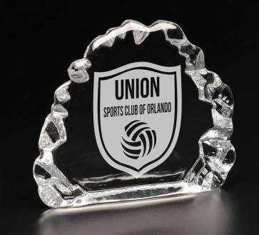 Glass Iceburg Award -Small