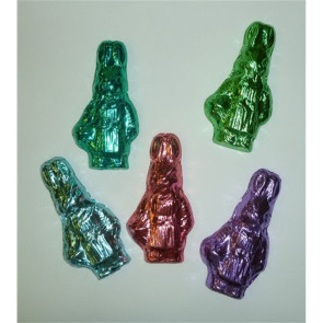 Chocolate Mrs. Bunny Foiled In Assorted Colors