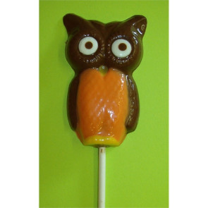 Milk Chocolate Halloween Owl Pop on a Stick