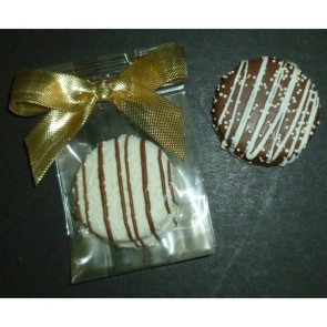 Chocolate Dipped Fancy Sandwich Cookie
