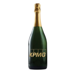 Private Label: California Sparkling Wine Etched with 1 Color Fill