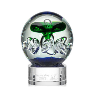 Aquarius Award on Clear Base - 4 Diam