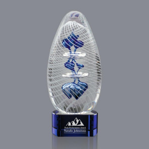 Galactica Award on Blue Base - 7.5 in. High
