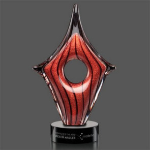 Rialto Award on Black Base - 10 1/2 Small