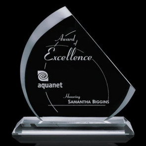 Nantucket Starfire Glass Award 11in