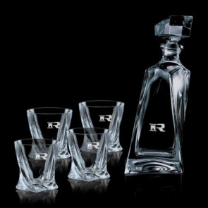 Bonhan Decanter and 4 On-the-Rocks Glases