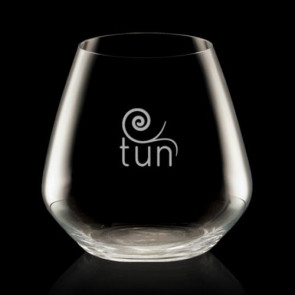Brunswick Stemless Wine Glasses Engraved - 20oz Crystalline