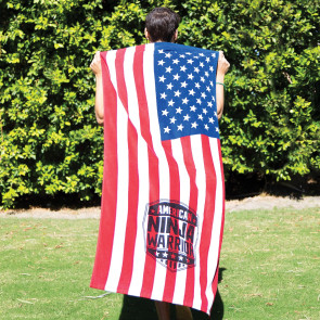 US Flag Beach Towel (Screen Printed)