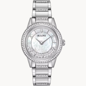 Bulova Watches Bulova Ladies' Crystal Collection Turnstyle Watch